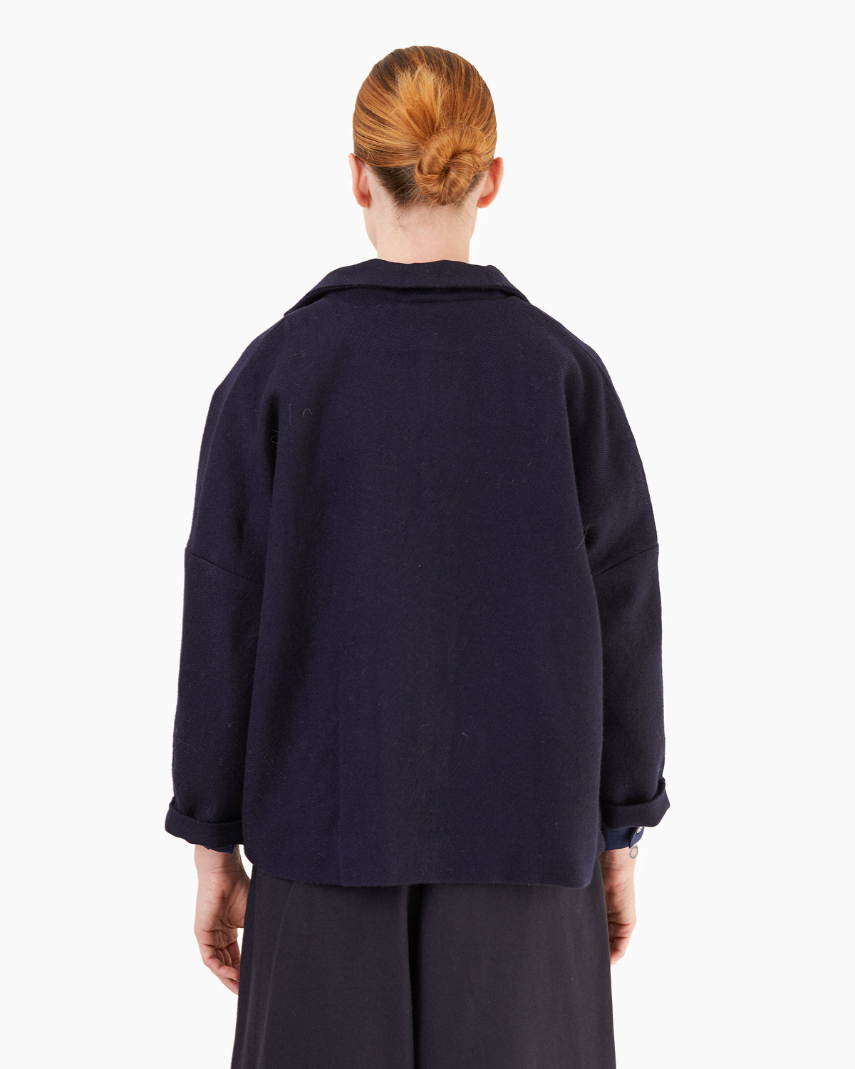 Runaway Bicycle Carl Merino Jacket in Dark Ultramarine