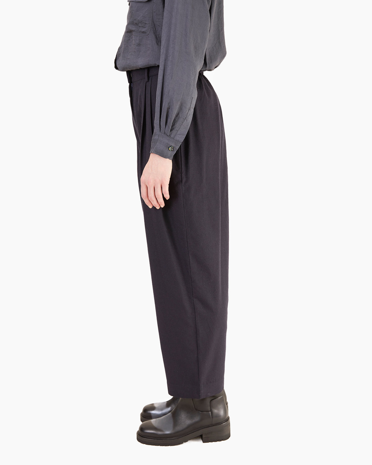 Runaway Bicycle Greta Merino Pants in Midnight Blue