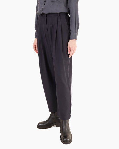 Runaway Bicycle Greta Merino Pants in Midnight Blue
