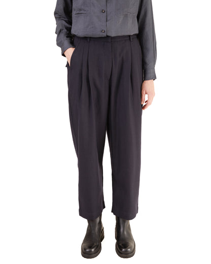 Runaway Bicycle Greta Merino Pants in Midnight Blue