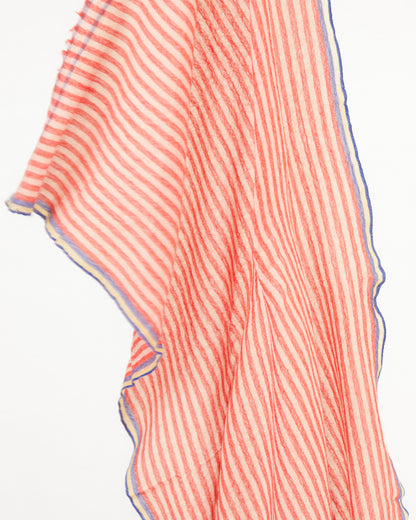 Runaway Bicycle Tess Scarf in Red Stripe