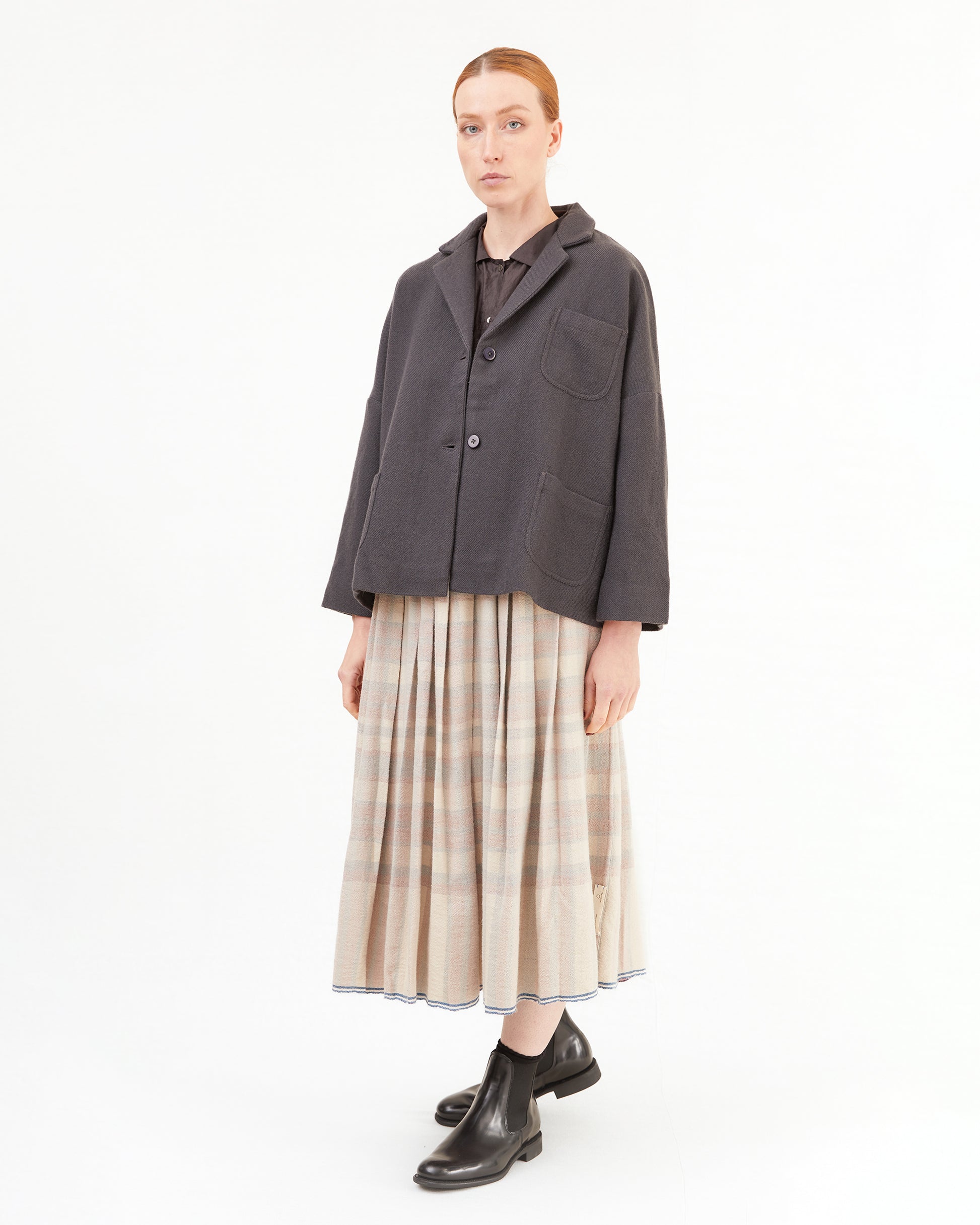 Runaway Bicycle Ava Skirt in Checks