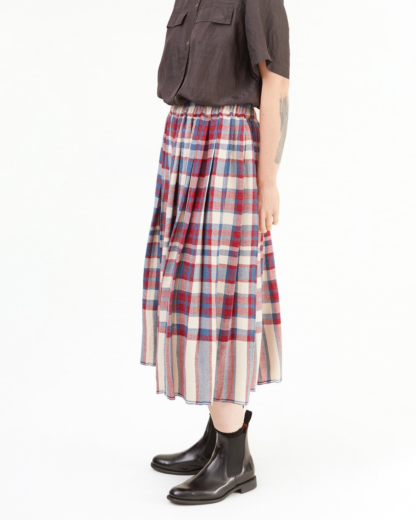 Runaway Bicycle Ava Skirt in Checks