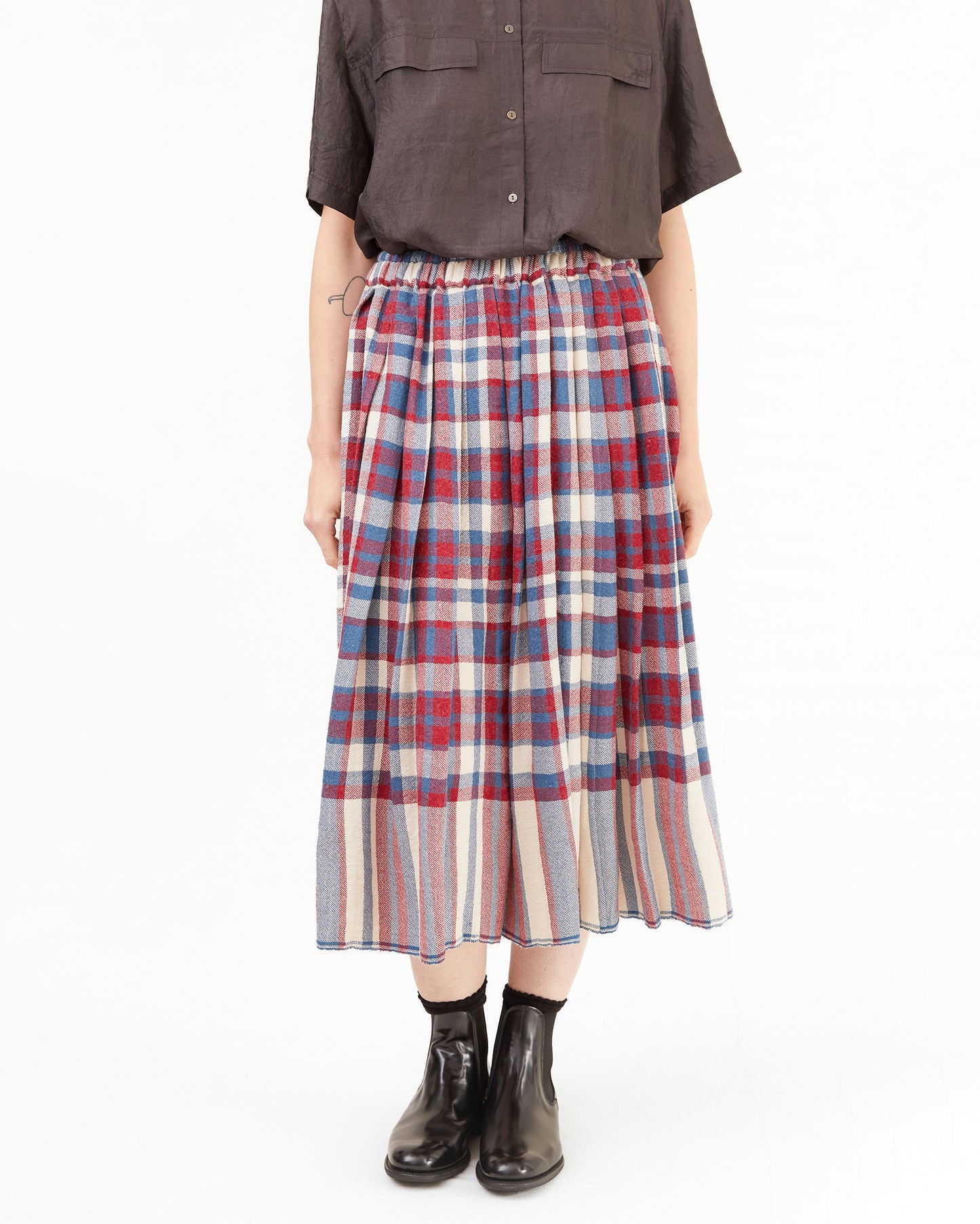 Runaway Bicycle Ava Skirt in Checks