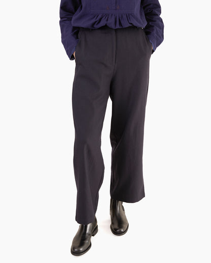 Runaway Bicycle Marla Merino Pants in Midnight Blue