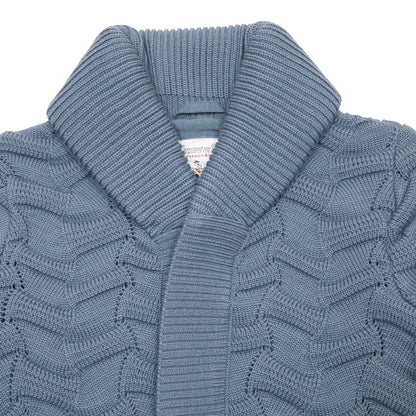 SNS Herning Epigon-II Cardigan in Slate Blue