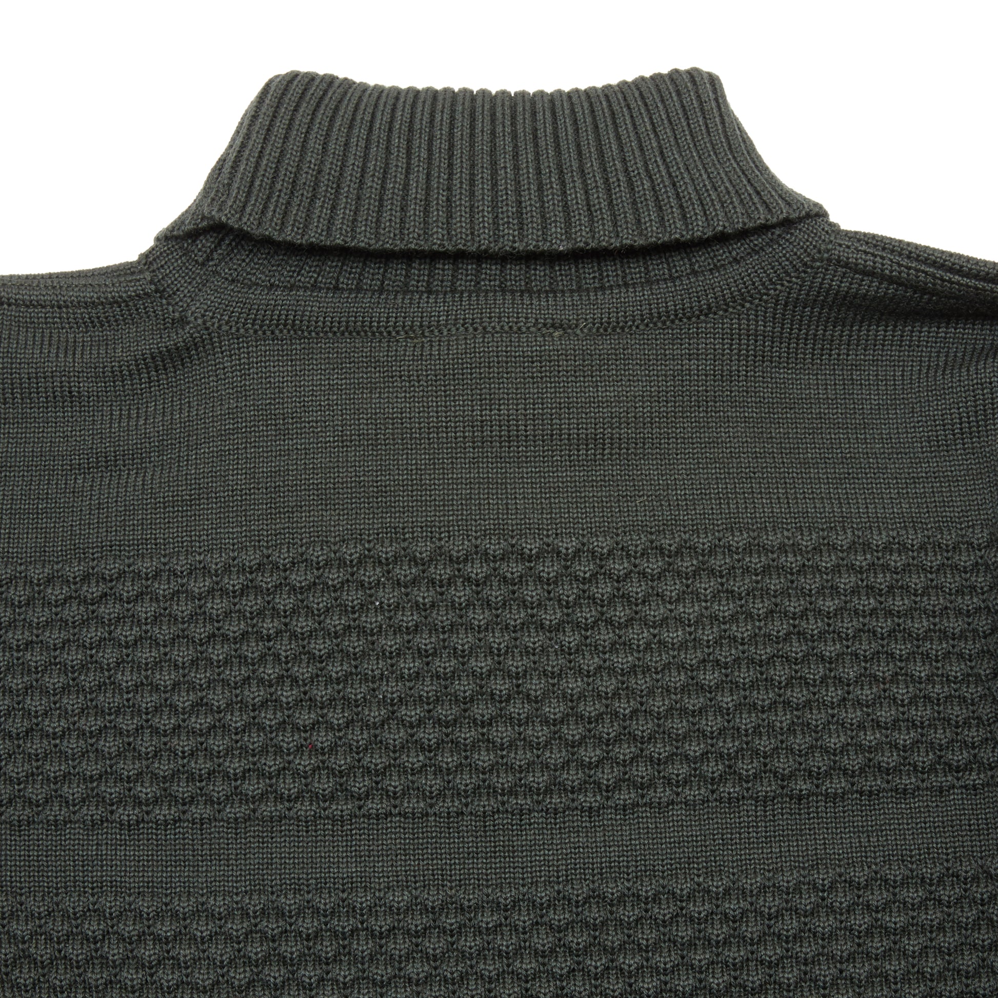 SNS Herning Fisherman Sweater in Dark Forest Green