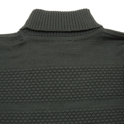 SNS Herning Fisherman Sweater in Dark Forest Green