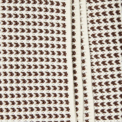 SNS Herning Loyal Blanket in Natural White x Chocolate