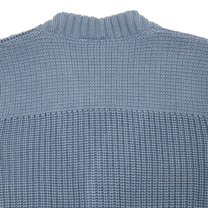 SNS Herning Robust Cardigan in Slate Blue
