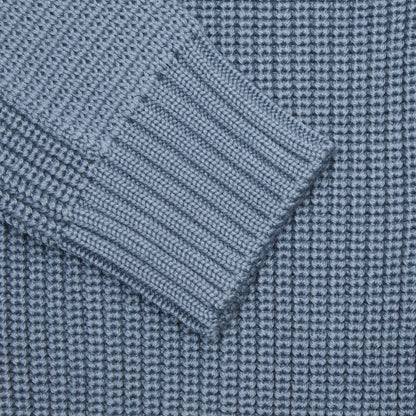 SNS Herning Robust Cardigan in Slate Blue