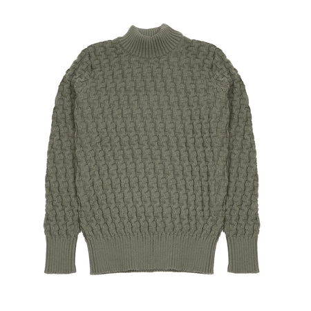 SNS Herning Stark Sweater in Natural Green