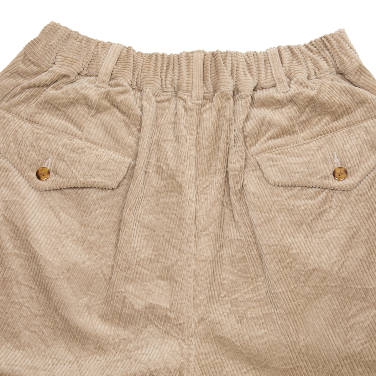 Sage De Cret Corduroy Crinkle Pegtop Pants in Beige
