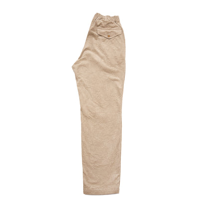 Sage De Cret Corduroy Crinkle Pegtop Pants in Beige