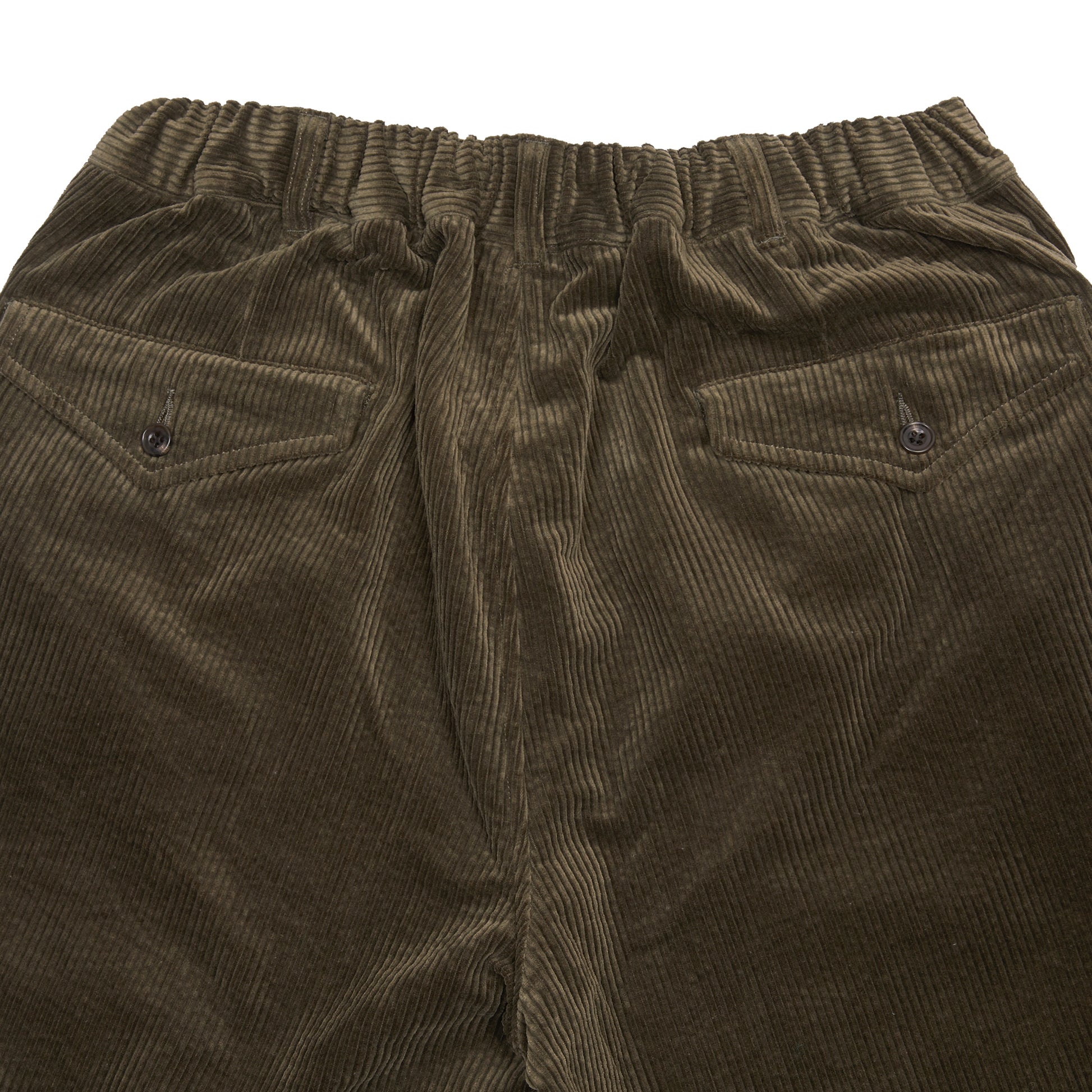 Sage De Cret Corduroy Pegtop Pants in Olive