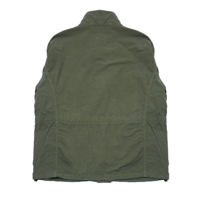 Sage de Cret High Density Cotton/Hemp M65 Field Jacket in Olive