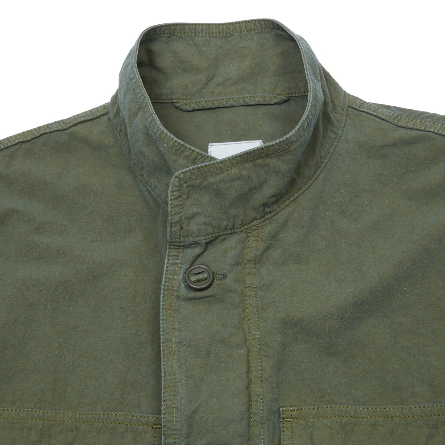 Sage de Cret High Density Cotton/Hemp M65 Field Jacket in Olive