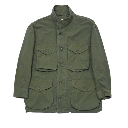 Sage de Cret High Density Cotton/Hemp M65 Field Jacket in Olive