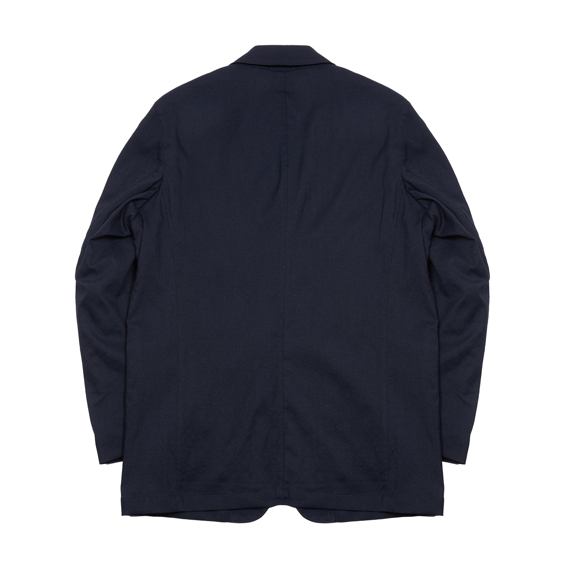 Sage de Cret Wool Silk Tumbler Tailored Jacket in Navy