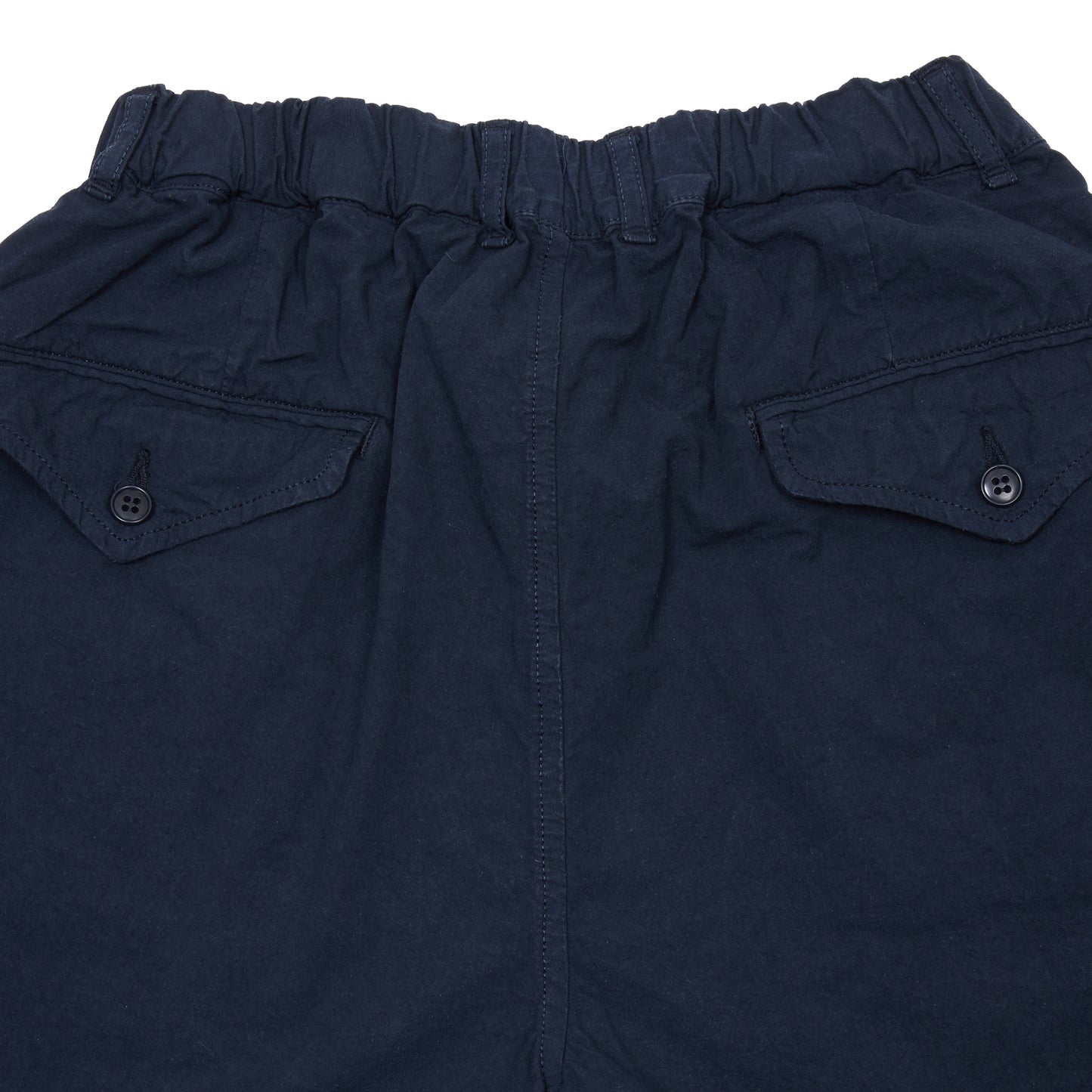 Sage De Cret Cotton Hemp High Density Tapered Pants in Navy