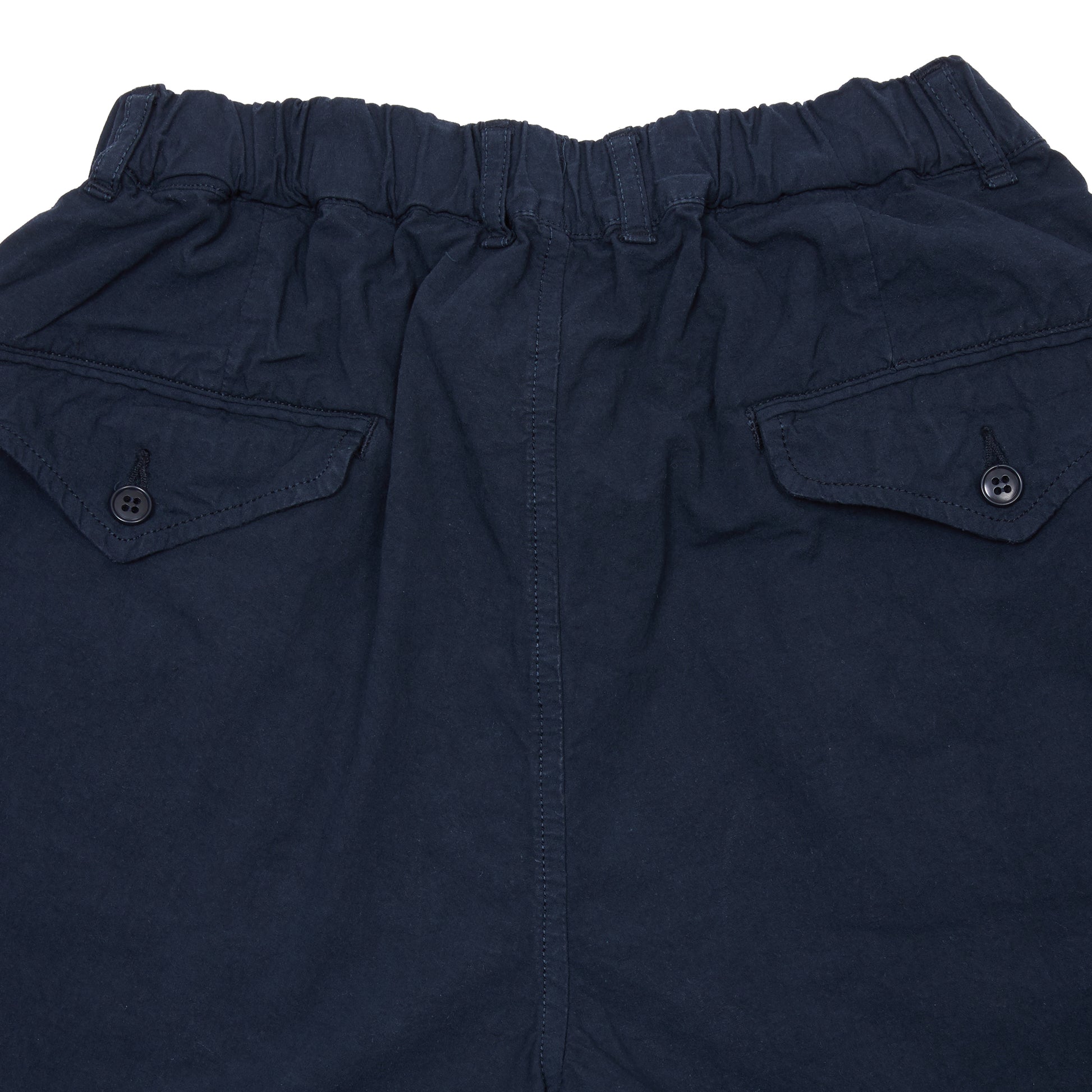 Sage De Cret Cotton Hemp High Density Tapered Pants in Navy