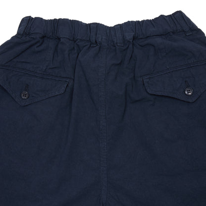 Sage De Cret Cotton Hemp High Density Tapered Pants in Navy