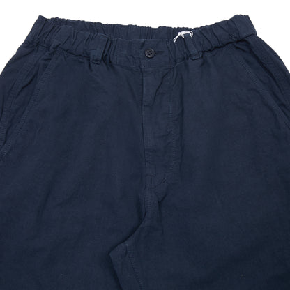 Sage De Cret Cotton Hemp High Density Tapered Pants in Navy