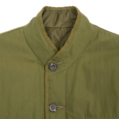 Sage de Cret Reversible Stand Collar Jacket in Olive