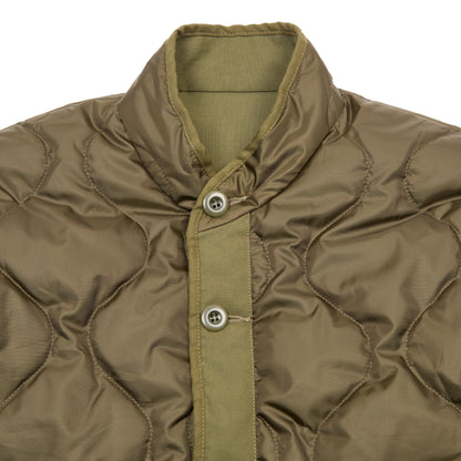 Sage de Cret Reversible Stand Collar Jacket in Olive