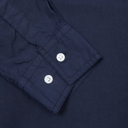 Sage De Cret Cotton Regular Shirt in Navy