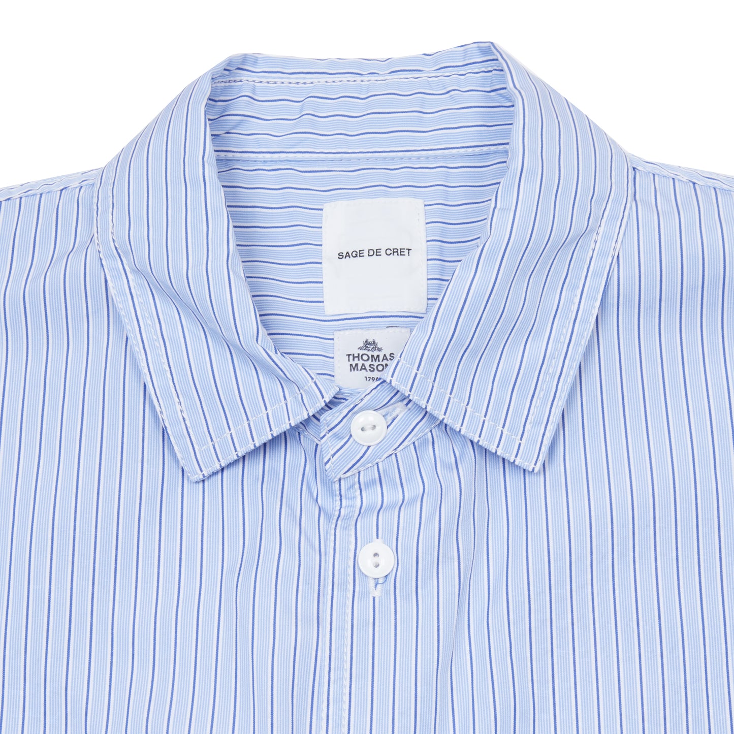 Sage De Cret Thomas Mason Stripe Regular Shirt