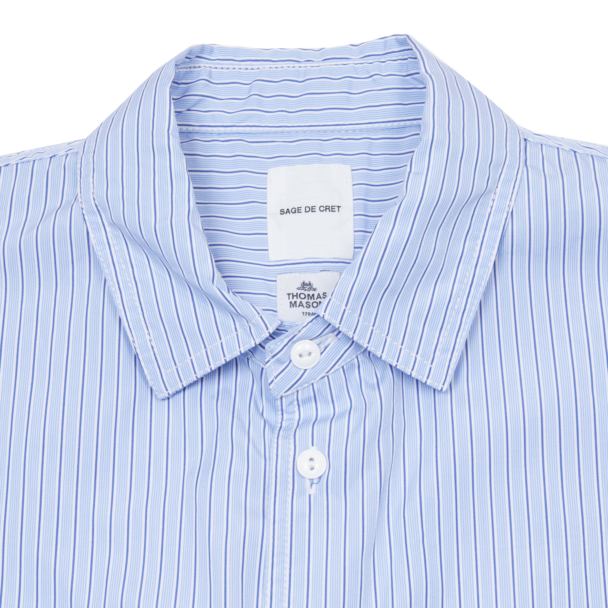 Sage De Cret Thomas Mason Stripe Regular Shirt