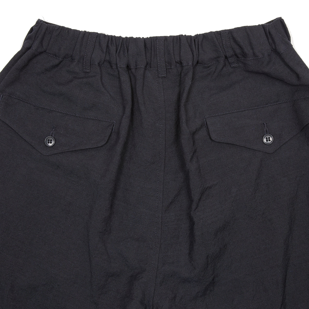 Sage De Cret Tumble Washed Pegtop Pants in Navy