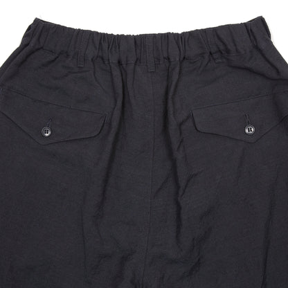 Sage De Cret Tumble Washed Pegtop Pants in Navy