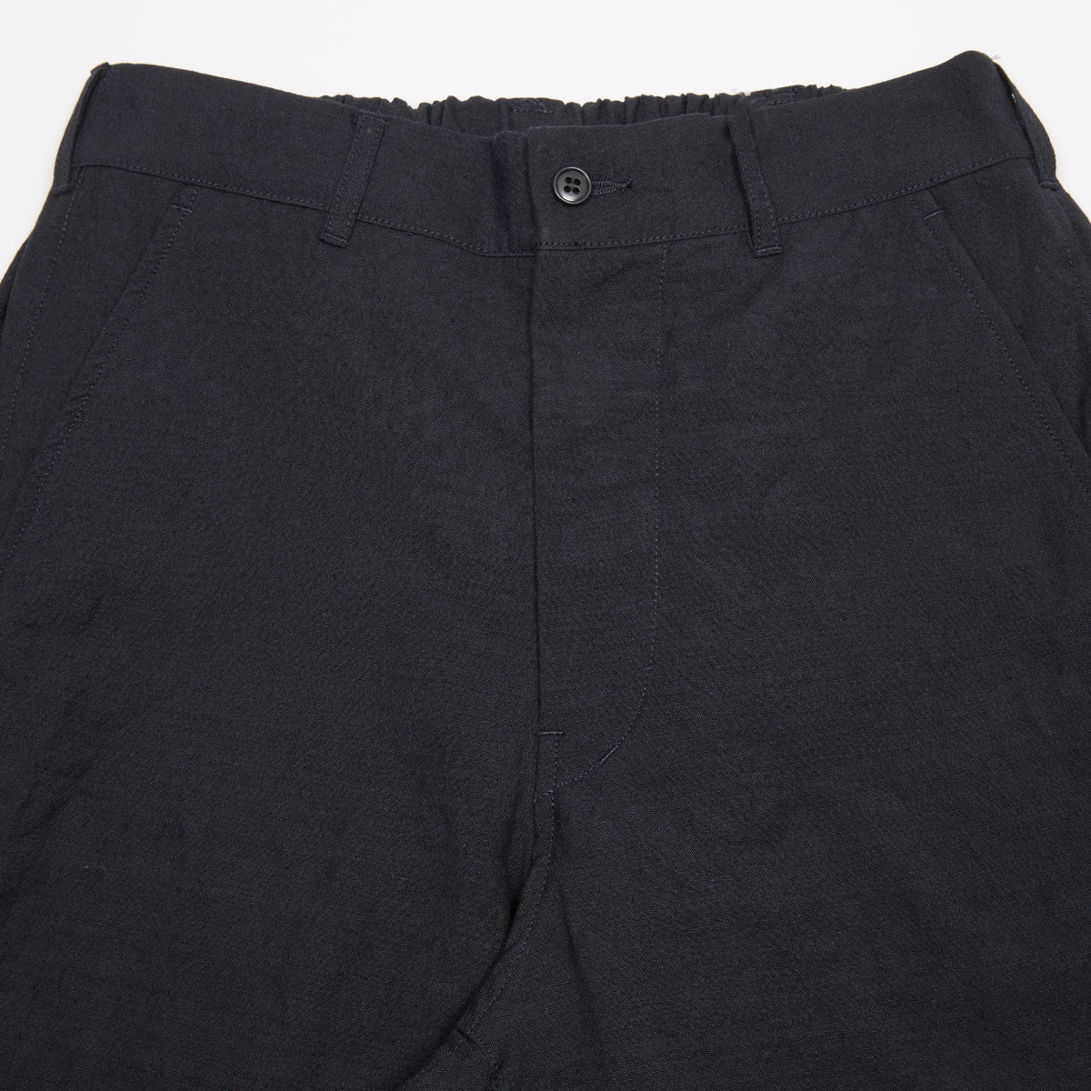 Sage De Cret Tumble Washed Pegtop Pants in Navy