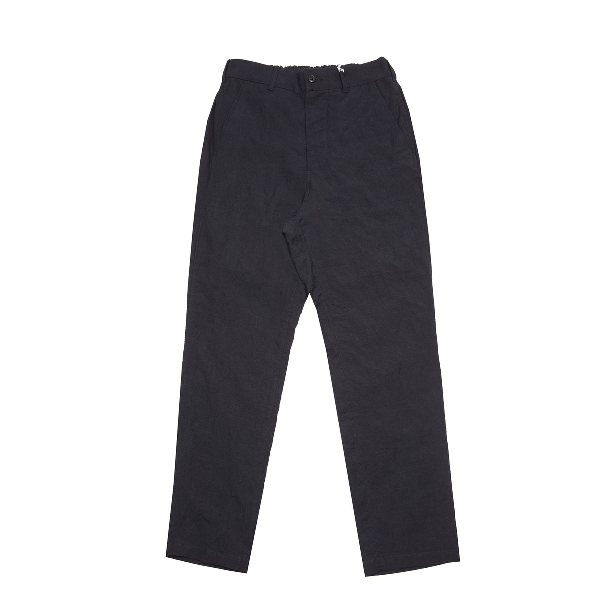 Sage De Cret Tumble Washed Pegtop Pants in Navy