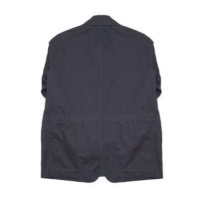 Sage De Cret High Density Chino Cloth Work Jacket in Navy