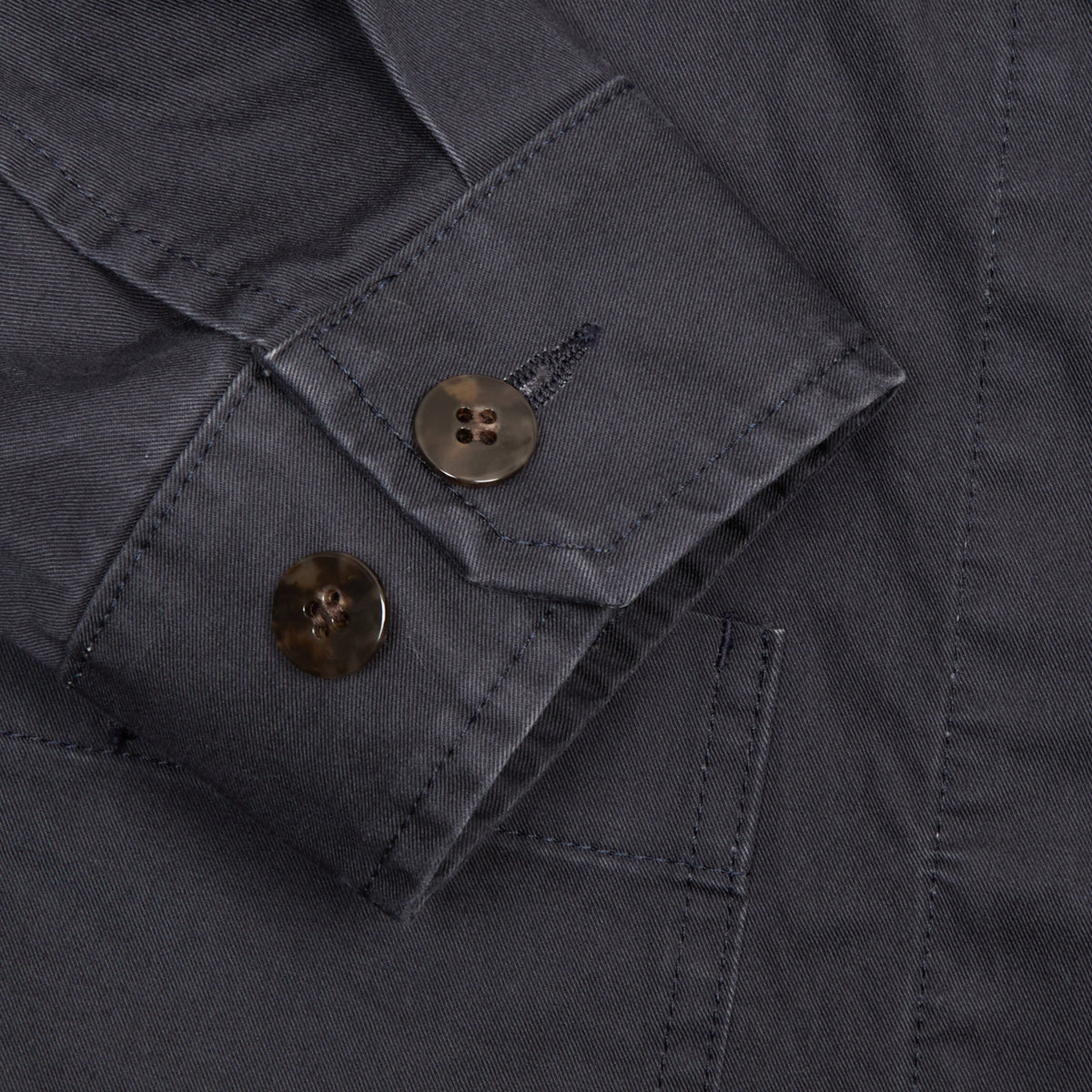 Sage De Cret High Density Chino Cloth Work Jacket in Navy