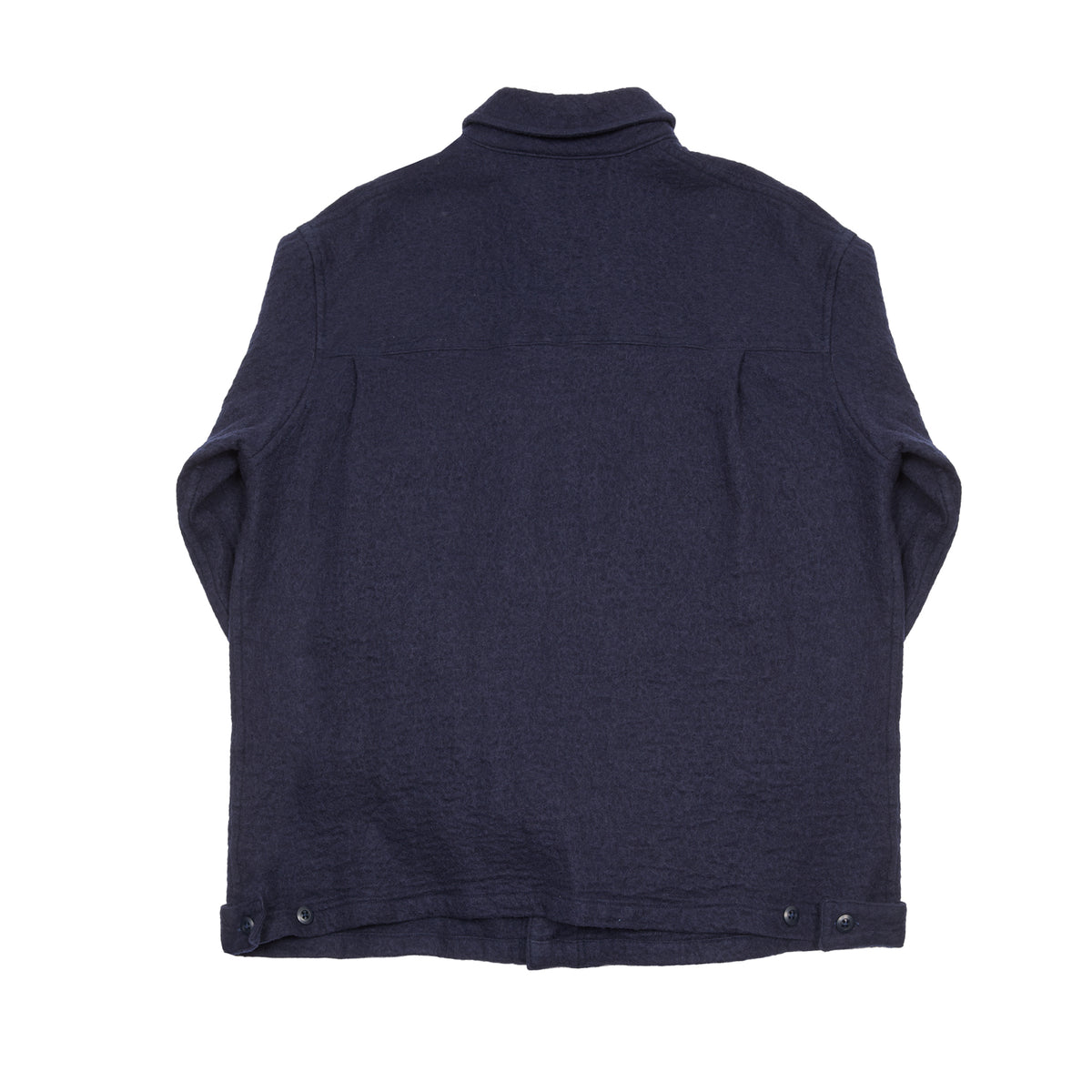 Sage De Cret Washed Twill Shirt Jacket in Navy