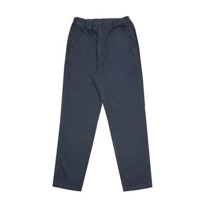 Sage De Cret Back Satin Tapered Pants in Navy