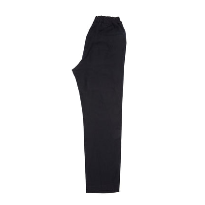 Sage De Cret Wool Linen Serge Tapered Pants in Navy