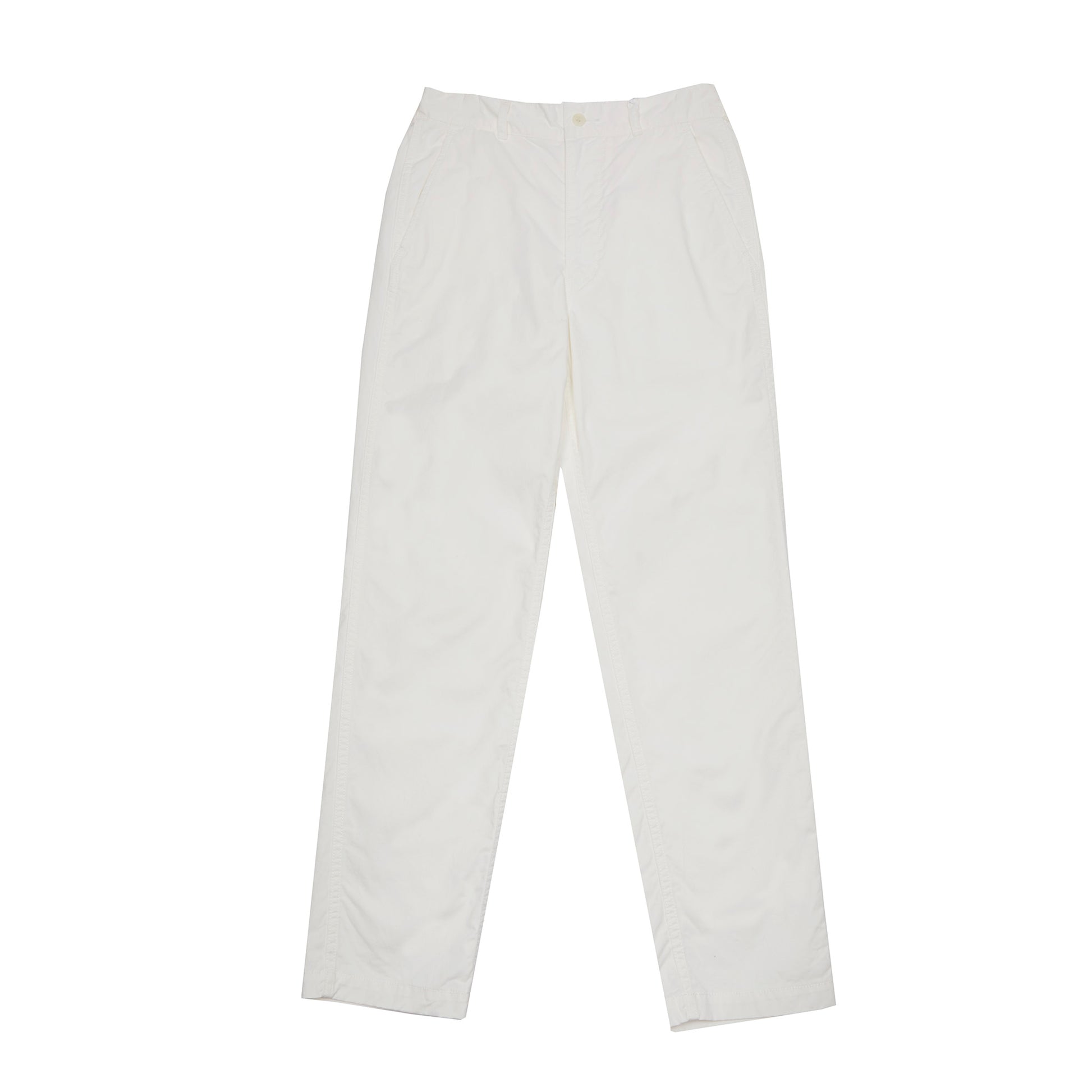 Sage De Cret Cotton Chino Peg Top Pants in Off White 1