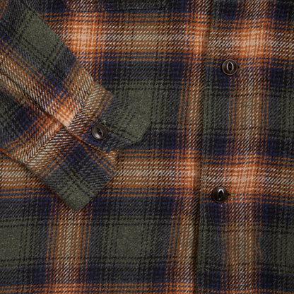 Salvatore Piccolo Vietnam Overshirt in Ombre Check 3