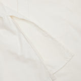 Salvatore Piccolo Women's Collarless Pop-Over Shirt in Natural White 4