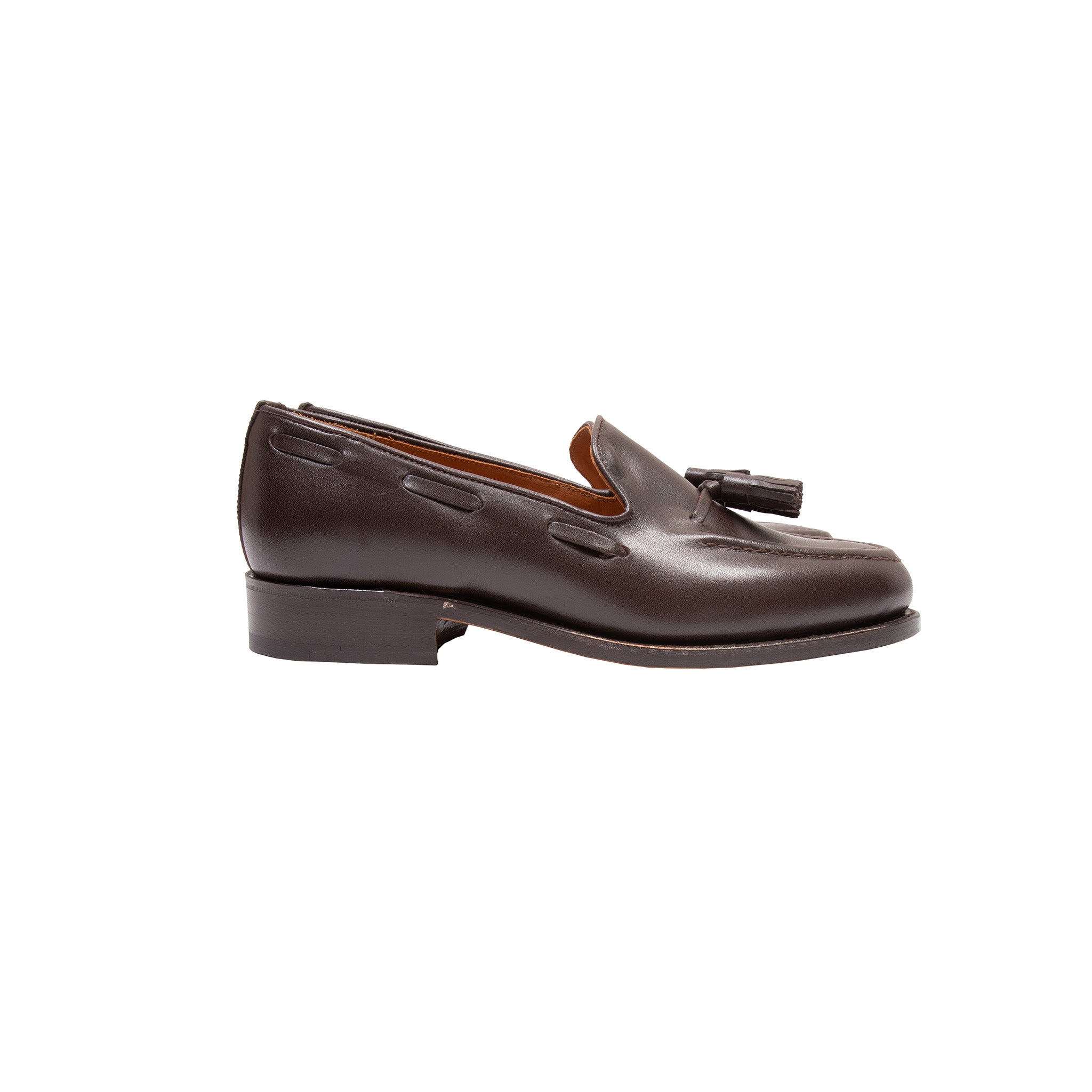 Sanders Finchley Tassel Loafer in Dark Brown Leather – Dick's