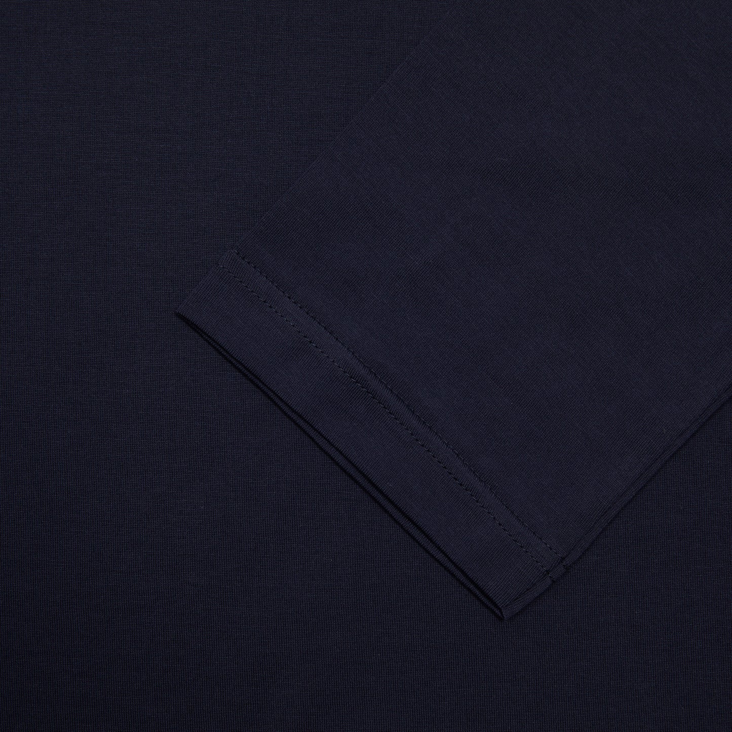 Sunspel Classic Long Sleeve T-Shirt in Navy 3