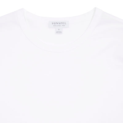 Sunspel Classic T-Shirt in White 1