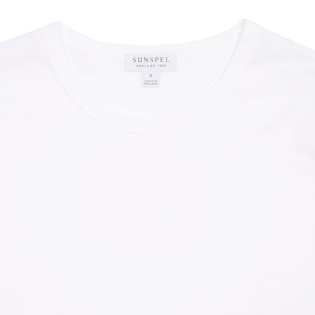 Sunspel Classic T-Shirt in White