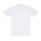 Sunspel Piqué Polo Shirt in White