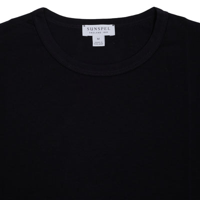 Sunspel Classic T-Shirt in Black